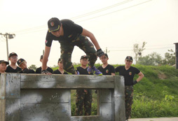  八一軍事夏令營軍體拳展示