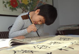 2016書法夏令營(yíng)談?wù)労⒆泳殨ㄔ鯓幼龅矫刻靾?jiān)持