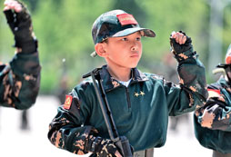 河源軍事夏令營讓孩子學(xué)會獨立生活！