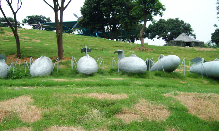 黃埔名將夏令營(yíng)基地導(dǎo)彈模型
