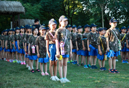 淮南青少年夏令營為孩子成長畫上快樂的句號