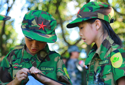  惠州21天軍事夏令營幫助孩子樹立責任感！