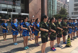 湖南軍隊集訓營給孩子不一樣的軍事訓練