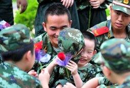 寧波軍事夏令營(yíng)會(huì)打孩子嗎？