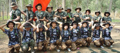 在八一軍旅的暑假夏令營生活