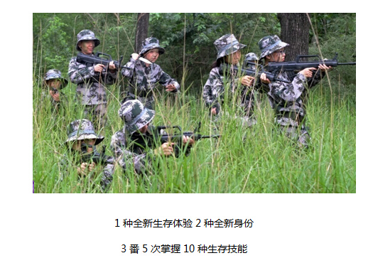 暑期野戰(zhàn)軍野生存夏令營中訓(xùn)練的英姿(圖文)