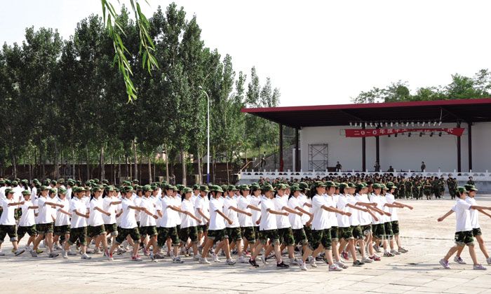 中國少年軍旅基地閱兵臺