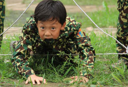 中國少年軍旅夏令營提高孩子們綜合素質(zhì)！