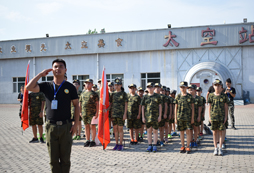 北京市大興區(qū)迎來暑期最后一期軍事訓(xùn)練夏令營