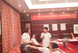 我和營地老師的交流