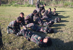 天津軍事夏令營營地安全保障問題？