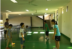 體育夏令營對兵乓球比賽假動作技術(shù)的講解