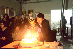 給學(xué)員過生日