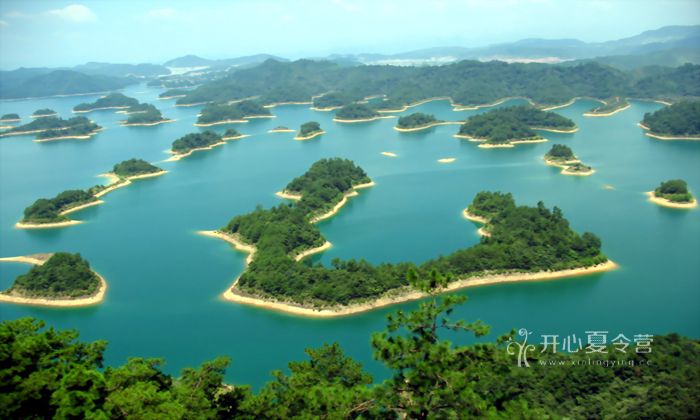 位于浙江杭州的千島湖