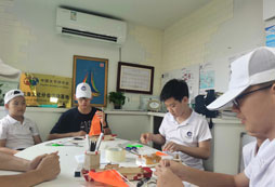 做小旗子