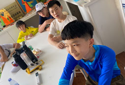 呆呆的笑容