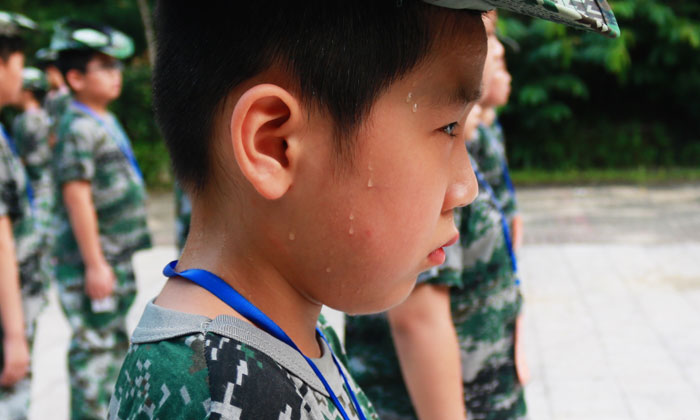 艱苦的軍事訓(xùn)練
