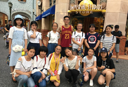 環(huán)球影城的合影