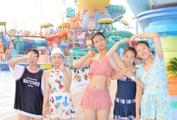 水上樂園合照