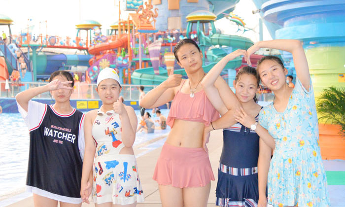水上樂園合照