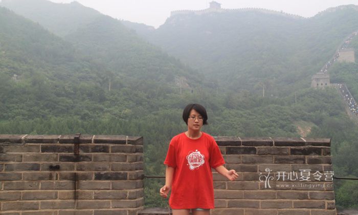 在長(zhǎng)城上的演講