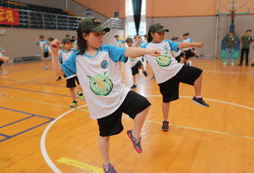 學員軍體拳表演