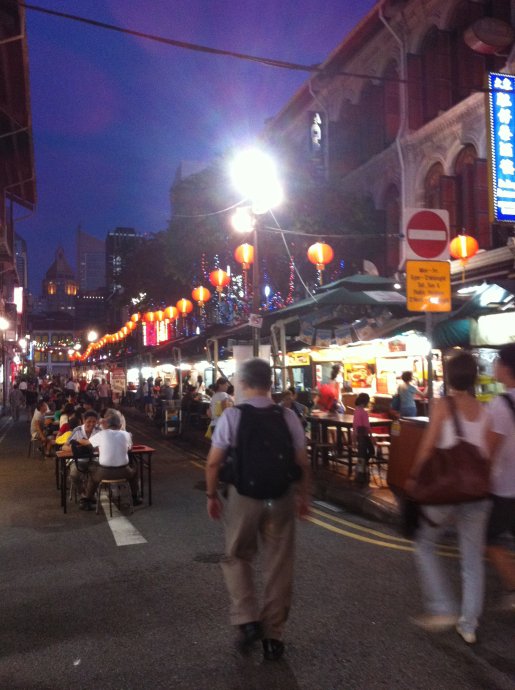 唐人街夜景